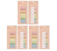 1200 PCS Sticky Tabs, Sticky Index Tabs with Ruler, Book Annotation Tabs Colored Page Markers Labels, 10 Colors Sticky Note Tabs Writable File Flags, for Reading, Annotating, Classify, Notebook