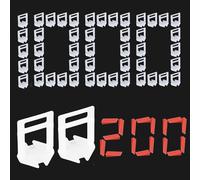 1200 PCS Tile Leveling System 2mm Set, 1000 x Spacer Clips + 100 x Wedges, Levelling System for Stones and Floors