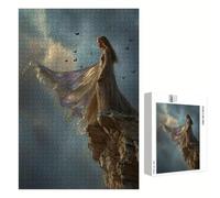 1200 Piece Jigsaw Puzzle for Adults, Angel & Butterfly Premium Wooden Puzzles with Poster, Classic Cut, Interlocking Pieces for Home Decor & Mindfulness 30 x 20 in - Aged 14+ Only (Not a Toy) P3#1361