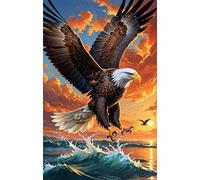 1200 Piece Jigsaw Puzzles for Adults Animals Eagles Ocean, Educational Games, Challenging & Brainteasing for Men Women Elders Seniors, Puzzle 1200 Pieces