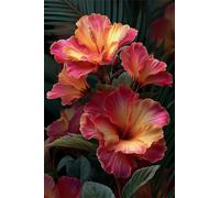 1200 Piece Jigsaw Puzzles for Adults, Impossible Hard Difficult Challenging jigsaw puzzle 1200 pieces adult Puzzles Classic Educational Games 75x50cm,Tropical Red Flowers