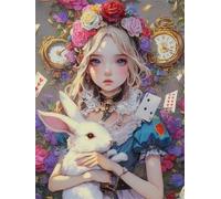 1200 piece Jigsaw Puzzles for Adults Impossible Hard Difficult Challenging Puzzle, jigsaws 1200 pieces for adults Fun Activity & Present for The Whole Family, Theme:Magical Girl Rabbit