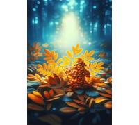 1200 Pieces Jigsaw Puzzles for Adults,Family Challenging Puzzle Game,Fun Intellectual Art puzzles for Decompression and Home Decor Autumn Grove Leaves(29.5x19.7 inch)