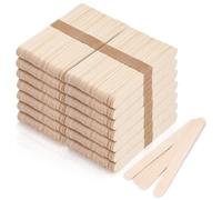 1200 Pieces Large Wooden Wax Sticks, 6-Inch Wood Waxing Sticks Wax Spatulas Applicator, Wood Craft Sticks for Body Hair Removal, Tongue Depressors, Popsicle Sticks