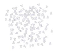 1200 Pieces Of Silicone Behind-The-Ear Plugs, Anti-Fall Earring Accessories, Transparent Earplugs, Durable Earring Accessories