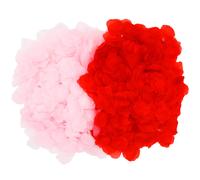 1200 Pieces Red&Pink Rose Petals, Artificial Rose Flowers No-Taste Emulation Rose Petals for Romantic Scenes Wedding Anniversary, birthday, Confessio