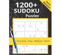 1200 Premium Sudoku Puzzles: Ultimate Sudoku Collection, Very Easy to Hard Puzzles Book with Solutions for Adults
