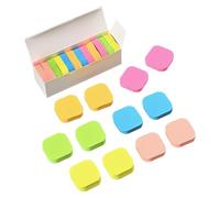 1200 Sheets 3.7 x 3.7 cm Small Square Sticky Notes Colorful Sticky Notepads Mini Self Stick Note Pads Blank Sticker Notes Self Adhesive Memo Pads for Office Home