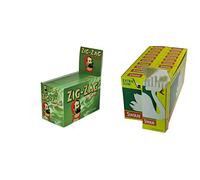 1200 Zig ZAG Rolling Papers & 1200 SWAN Menthol Extra Slim Filter Tips
