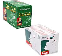 1200 Zig ZAG Rolling Papers & 1200 SWAN Menthol Extra Slim Filter Tips