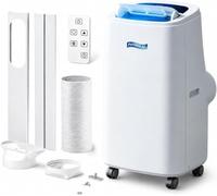 12000/14000/18000 BTU Portable Air Conditioner with Heat Pump, 9000BTU Heating Mode, 120° Oscillating Cooler for Home Office Rooms up to 30 sqm, Domestic Use, (12000btu), (12000BTU)