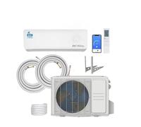 12000 BTU Air Conditioner Wall Split Wi Fi 5 In 1 Air Cooler Heater Dehumidifier Air Purifier Fan With Heat Pump Remote Control 3.4 kW A++ Rating 2 Pipes and Installation Kit Included