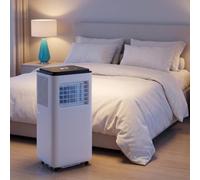 12000 BTU Portable Air Conditioner, Cools 300 sq ft, Smart AC Unit with Dehumidifier, Fan, 24H Timer, Remote Control, 120° Oscillation for Home & Office