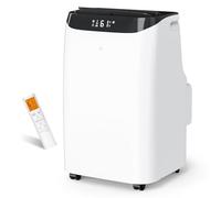 12000 BTU Portable Air Conditioners, Cools Up to 500 Sq.Ft, Free standing AC Unit, Cooling, Dehumidifier, Fan, Sleep Mode, Remote Control & Installation Kit, White