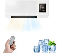 12000 BTU Portable Split fan, Fast 30s Cooling & Heating, Whisper Quiet Wall-Mount Unit for Rooms up to 450 Sq Ft, Easy Tool-Free Setup