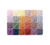 12000 Fuse Beads 2.6mm 24 Multicolour Iron Pixel Art Beads Craft Kit Kids DIY Activity Birthday Christmas Gift Set (BF, 19 * 13 * 2)