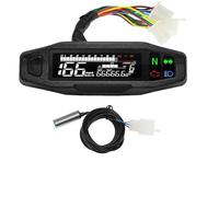 12000 RPM Meter Motorcycle Tachometer + Turn Signal Light Indicator Speedometer Digital Dashboard Panel Motorcycle Speedometer(With sensor)