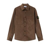 1200040 Cotton Micro-Corduroy Overshirt - male - Stone Island - Light Jackets - Brown - M - Jackets M