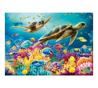 12000577 - Blue underwater world - 1000 pieces jigsaw puzzle - Puzzle for adults and kids age 14 years up, Underwater jigsaw puzzle