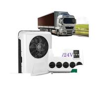 12000BTU Split Automotive Electric Parking Air Conditioner, 12V 24V Air Conditioning System For Bus Van Tractor Truck Multi-Protection(12V White)
