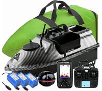 12000mah Gps Fishing Bait Boat For Carp With 3 Catapult Bays, 16 Memory Points, Handbag & Accessories, One-key Return For Ultimate Fishing Experience Bait Boat With Sonar a