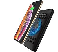 12000mAh Wireless Power Bank with Anti-Slip Suction Cups, 18W USB-C Fast Charging Compatible with iPhone 16, 15, 14, 13, 12, 11, X, XS, XR, and Samsung Galaxy S25, S24, S23, S22, S21, S10, LG THinQ