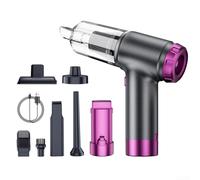 12000PA Cordless Handheld Vacuum Cleaner Wireless Portable For Car And Home Use Multi Function Cleaning With USB Charging(Purple)