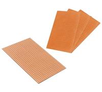 12000pcs Mirror Mosaic Tiles Square Glitter Glass Mosaics Self-Adhesive Backing Christmas DIY Art & Crafts Decoration, 5x5mm x 20sheets (Orange)