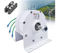 12000W Low RPM Permanent Magnet Generator 12V 24V 48V, Frees Energy Gearless Permanent Magnet Generator Motor DIY for Wind Turbine Water Turbine,48V