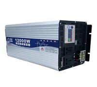 12000W Pure Sine Wave Inverter 12V/24V/48V/60V/72V DC to 110V/220V Power Converter for Home, RV, Truck, Off-Grid Solar - High Efficiency Voltage Transformer