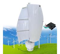 12000W Vertical Wind Turbine Kit - 12V/24V/48V 2 Blade Magnetic Levitation MPPT Controller Perfect for Home Renewable Energy Solutions Eco-Friendly Power Generation