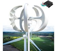 12000W Wind Turbine Generator Kit, Complete Power System with Controller for Home Use, 12V/24V/48V/110V/220V Residential Renewable Energy Solution
