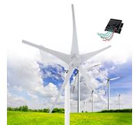 12000W Wind Turbine Generator Kit for Home, 12V/24V/48V Wind Power System, Low Start-Up Speed Free-Energy Industrial Windmill Generator
