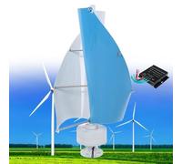 12000W Wind Turbine Vertical Maglev Generator with MPPT Controller for Home/Terrace/Chalet/Motor Home - 12V 24V 48V Three Phase