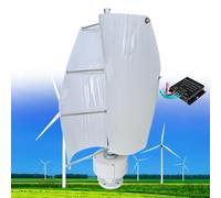 12000W Wind Turbine Vertical Maglev Generator with MPPT Controller for Home/Terrace/Chalet/Motor Home - 12V 24V 48V Three Phase