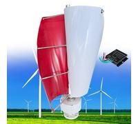 12000W Wind Turbine Vertical Maglev Generator with MPPT Controller for Home/Terrace/Chalet/Motor Home - 12V 24V 48V Three Phase