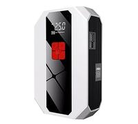 1200A Car Jump Starter With Air Compressor Portable Power Bank Starting Device 12v Automotive Battery Charger Booster Batter Powerful Rapid Charging(White)