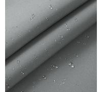 1200D Thicken Waterproof Canvas Fabric by The Yard 58" W Water-Resistant Cordura Polyester Fabric Heavy Duty Upholstery Material for Outdoor Indoor Marine Awning Tent Boat DIY, 2 Yards Silver Grey