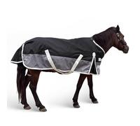 1200D Water Resistant Turnout Blanket for Mini Horse, Pony, Donkey & Llama - 220g Filled Lightweight Winter Horse Rug - for Young Horse, Alpaca, Small Equine (55‘’)