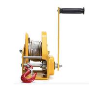 1200LBS Self-locking Hand Winch, Stainless Steel Boat Windlass Truck Auto Manual Lifting Hoist Construction Site(2Pcs Cordless)