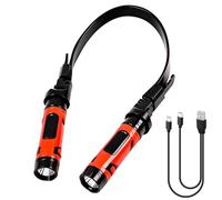 1200LM Detachable Neck Light Rechargeable, Rechargeable LED Work Light with Magnetic Base, Hands Free Mechanic, for Reading, Knitting, Camping, Repairing, Around Neck 100Hrs Lasting [Energy Class A]