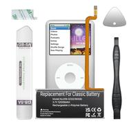 1200mAh for iPod 5th-7th Classic Battery, 616-0232 Battery Replacement Compatible with iPod 5th - 7th Generation Video Classic A1136 A1238 6th 80GB 6.5th 120GB 7th 160GB 5th 30GB