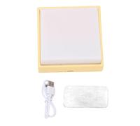 1200mAh Rocker Switch Night Light USB Charging Magnet Dimmable Yellow Table Lamp for Bedside Desk Study Living Room