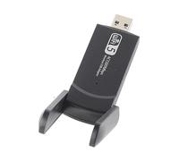 1200Mbps USB 3.0 WiFi Wireless Network Card, Dual Antenna Adapter Antenna Wireless per External 无节点 1300Mbps with Disk Casa for Laprop PC