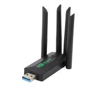 1200Mbps USB WiFi Adapter, 5G Dual Band 5Gbps Transfer Network Adapter, WiFi 4 Wireless Network Adapter with High Gain Antenna for Desktop Computer Laptop