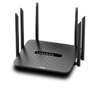 1200Mbps Wifi Router, 6 External Antennas WiFi 6 Router for Enhanced Coverage up to 2500 sq ft, Dual-Band 5GHz & 2.4GHz, MU-MIMO Supports for up to128 Devices, for Home & Business Complete Set