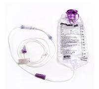 1200ML Enteral Delivery Gravity Feeding Bag Set, Disposable Enteral Nutrition Bag, Large Bore - Health Care Aids