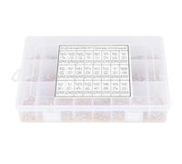 1200pcs 24 Values 50V 10pF-10uF Monolithic Ceramic Capacitor Assorted Kit Component