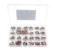 1200pcs 24Value 50V Ceramic Capacitor kit Mixed pack 2pF5pF10pF22pF33pF47pF68pF100pF220pF470pF1nF2.2nF4.7nF10nF22nF47nF68nF100nF NWPNLXEA
