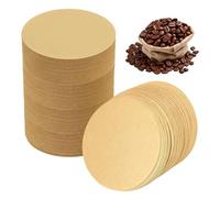 1200PCS Coffee Filter Papers: 64mm Unbleached Coffee Filters Compatible with Aeropress Filter Papers,Natural Round Filters Paper Replacement for Espresso Coffee Makers